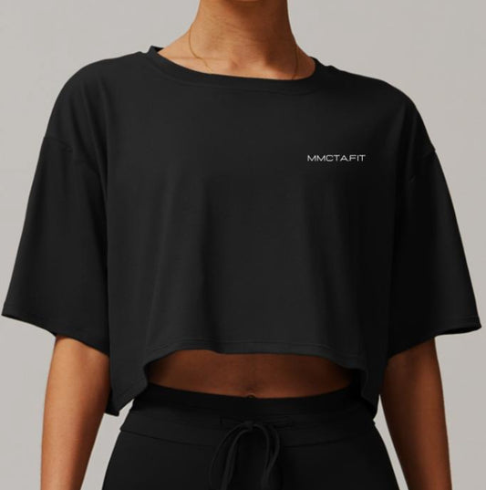 Alexa - Oversized Crop Tee